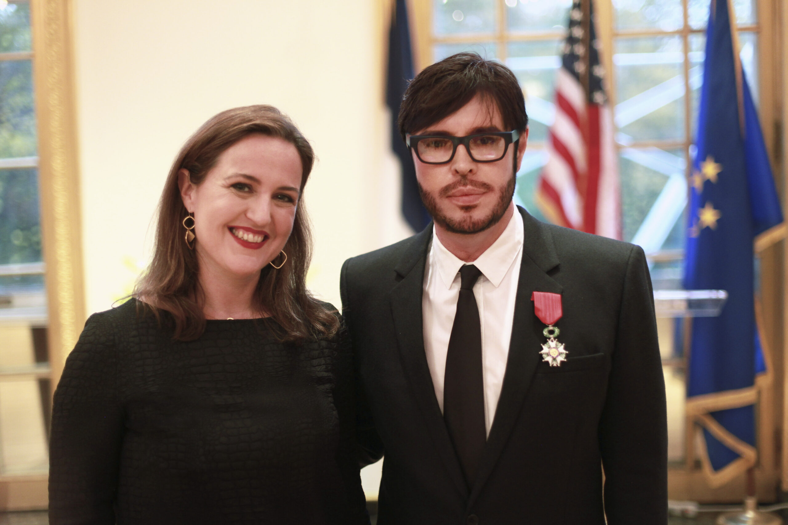 Bénédicte de Montlaur Cultural Counselor of the French Embassy hosted the ceremony in New York at which François Nars was presented with the Légion d’Honneur 