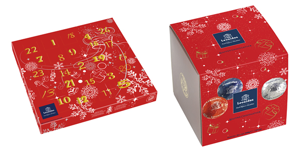 Christmas countdown: the Advent Calendar 300g (left) and