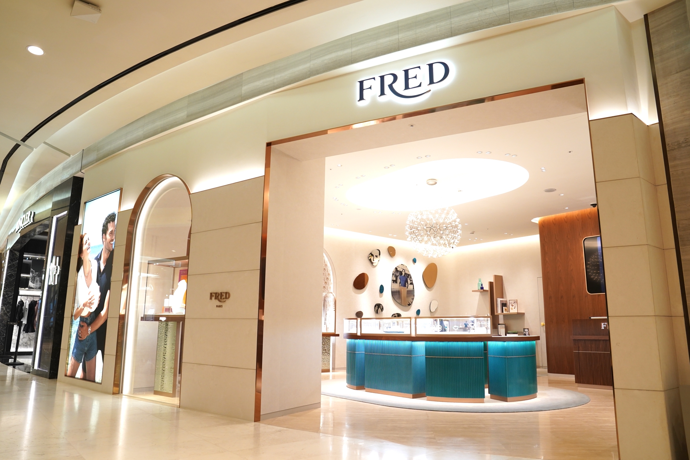 Fred reveals elegant boutique redesign at Lotte Duty Free World