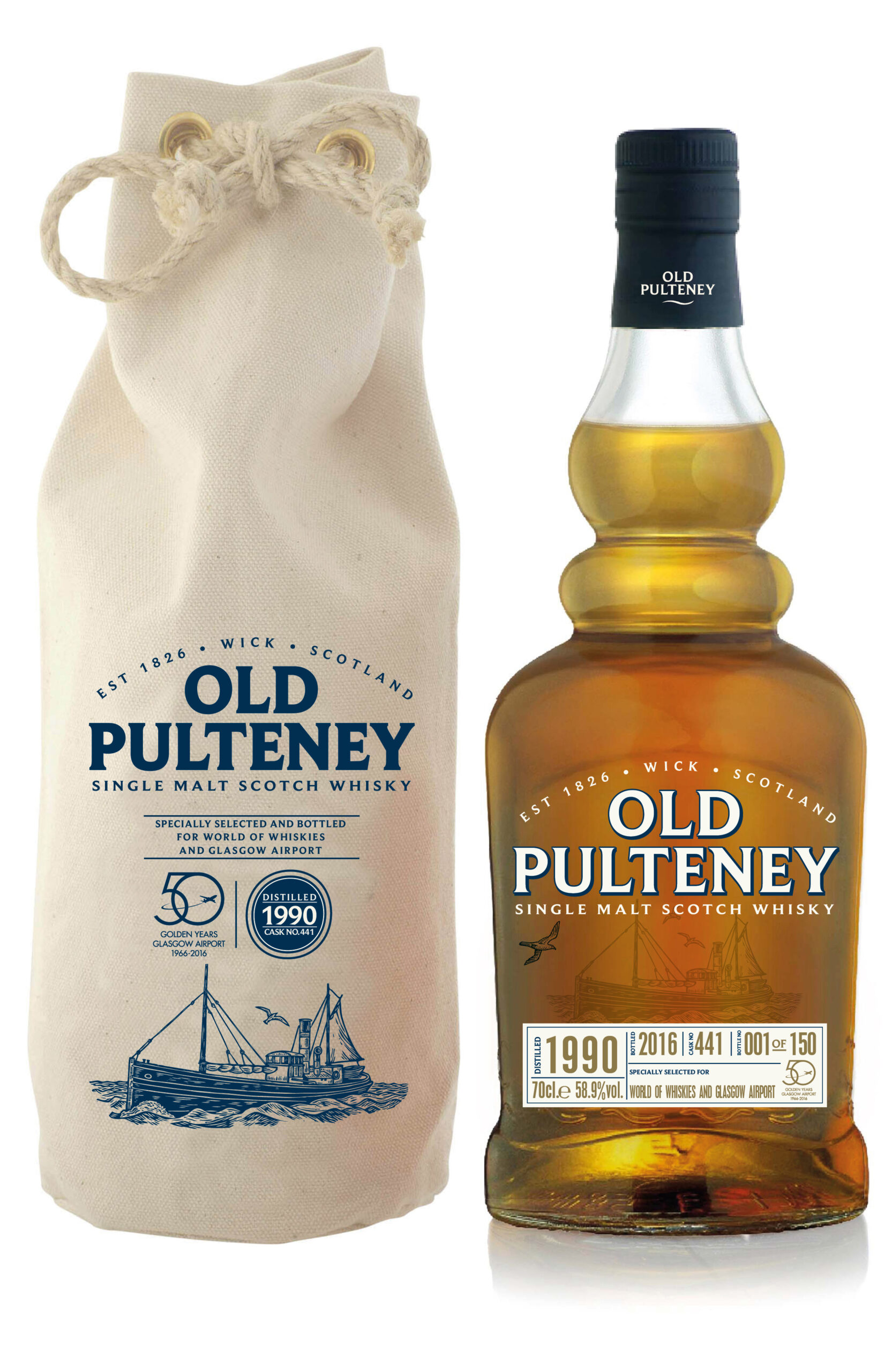 OP SC 90 441 - W OF WHISKIES & GLA Airport