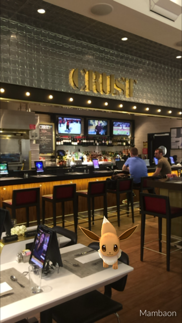 OTG Eevee at Crust, LGA