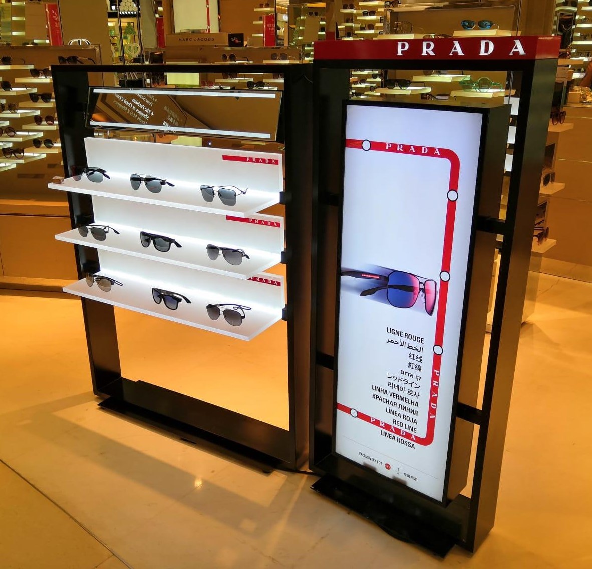 Luxottica and DFS offer travellers first look at new Prada