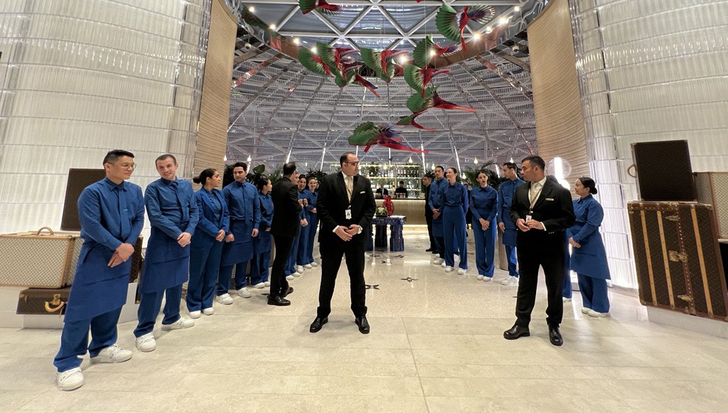 Qatar Duty Free celebrates opening of Louis Vuitton Lounge by Yannick ...