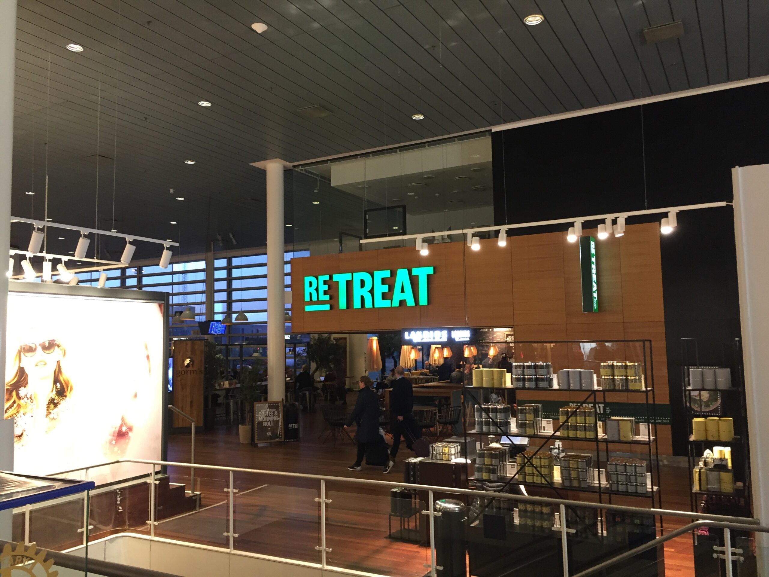 Retreat at Copenhagen Airport from afar