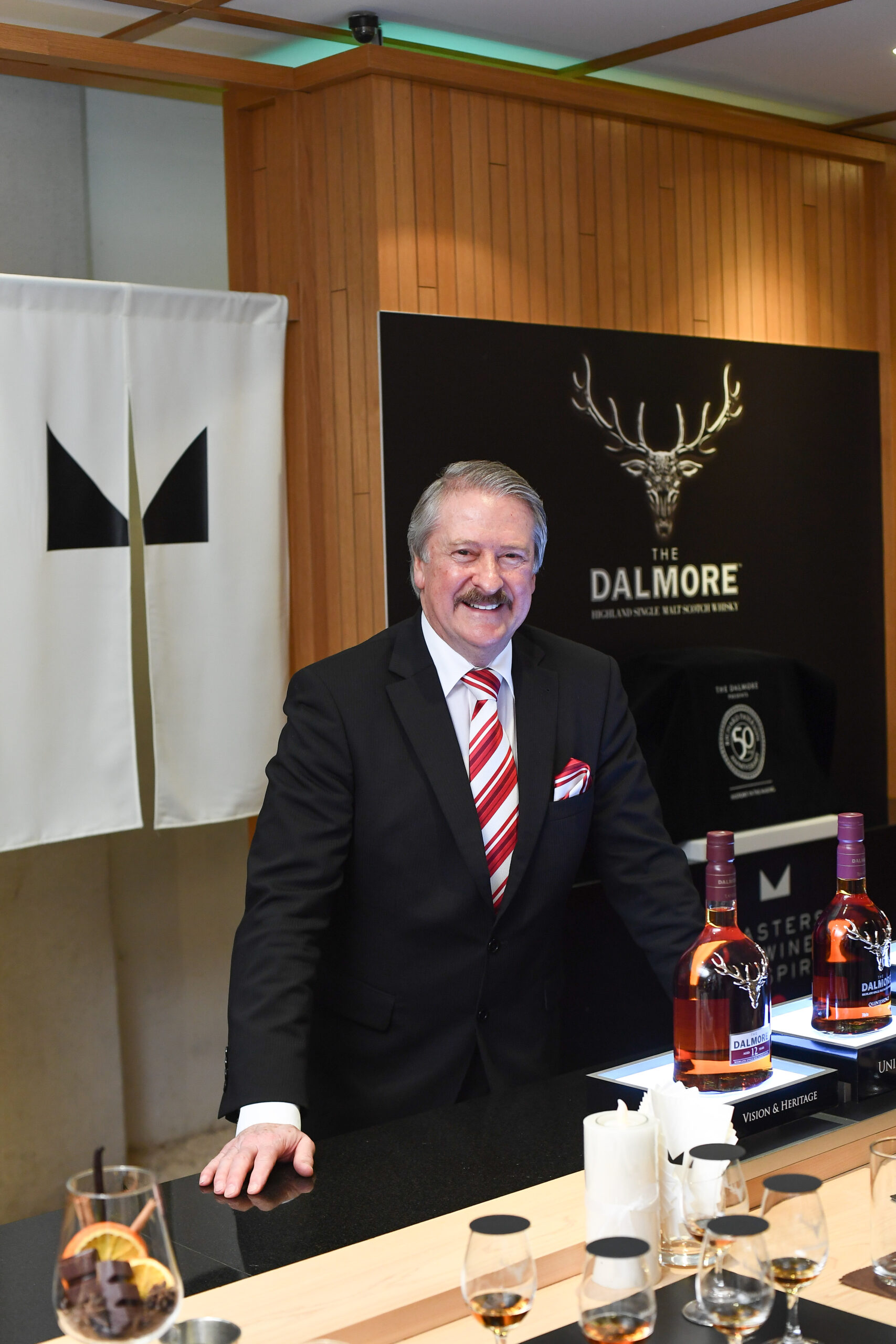 Richard Paterson, Master Blender The Dalmore, hosted a bespoke tasting to showcase The Dalmore’s rich heritage and artistry
