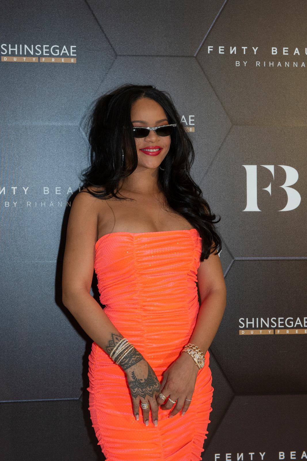 Fenty orange clearance dress