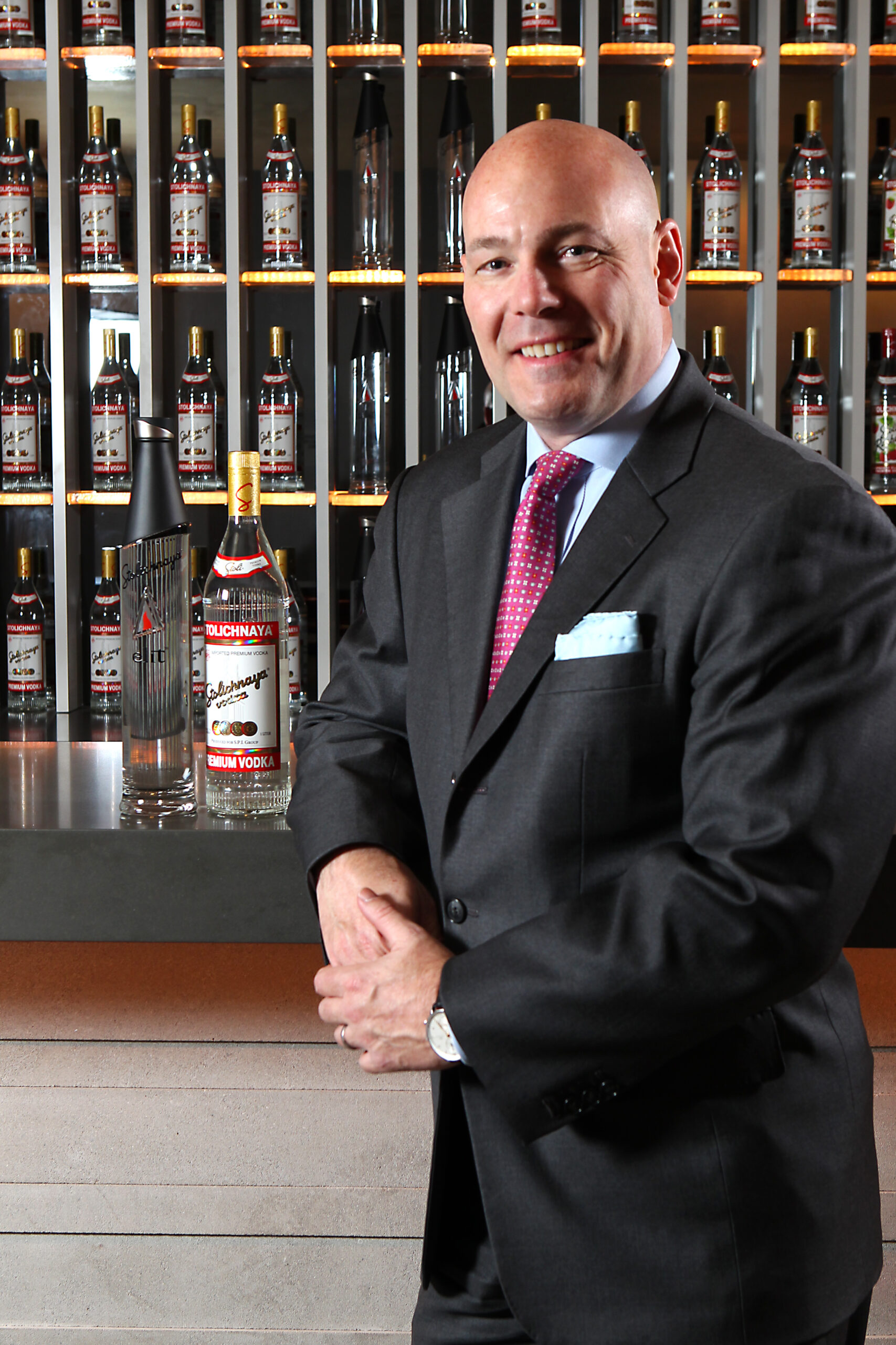 Stoli Vodka C.E.O. Rob Cullins at the Stoli America Corporate Of