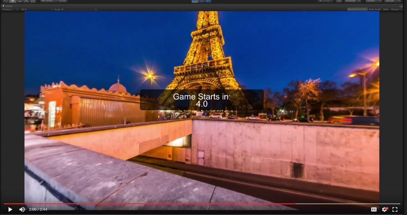 Samsonite – Virtual Reality Game - Eiffel Tower - April 2017