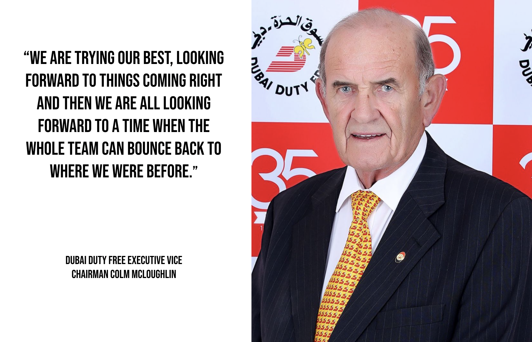 In Crisis - Travel Retail Voices: Dubai Duty Free’s Colm McLoughlin on ...