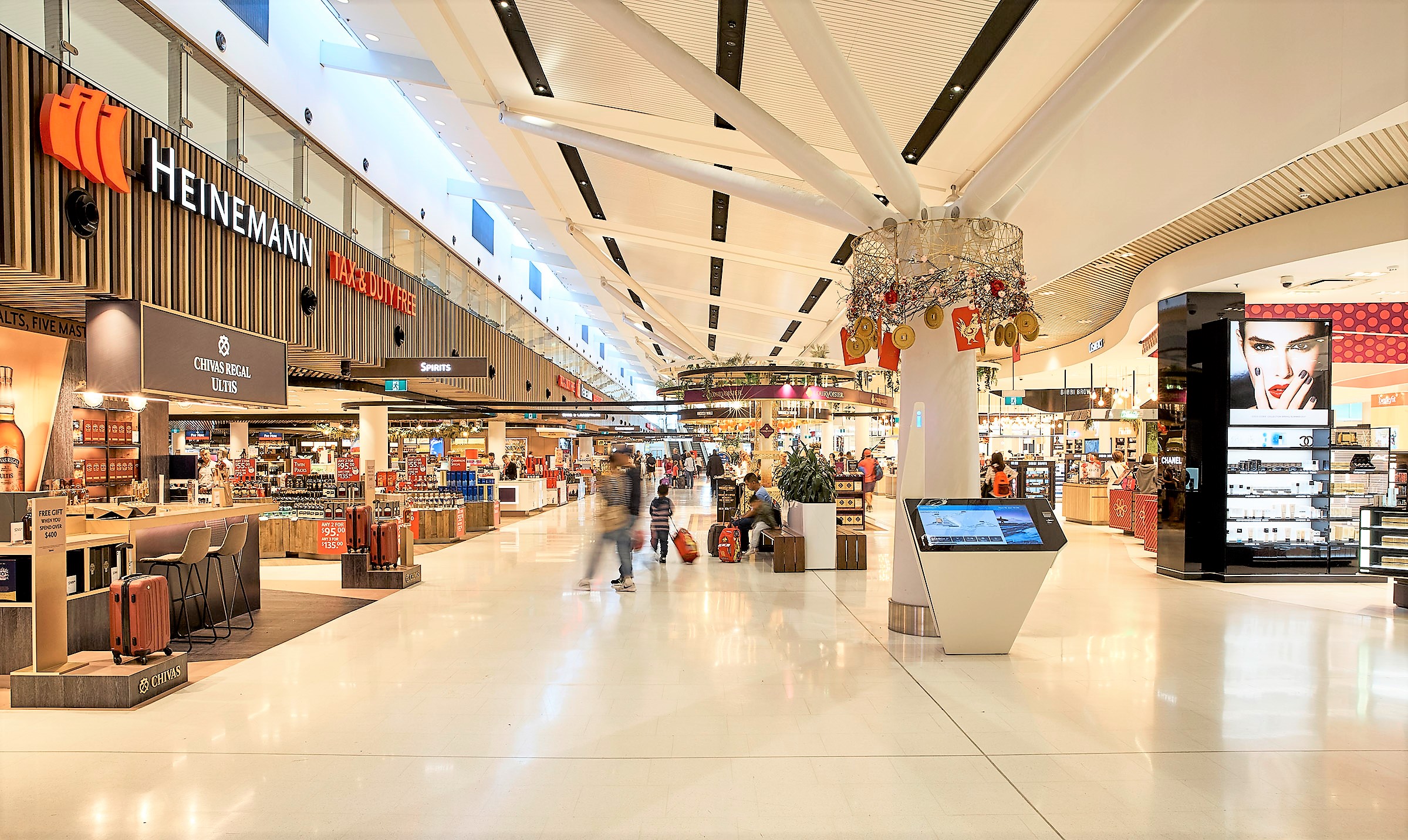 Sydney Airport Chinese New Year decorations