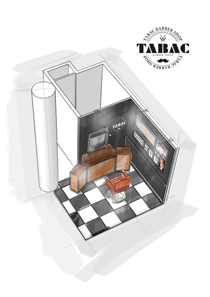 The Tabac barbership will provide an oasis of calm in the middle of the TFWA Exhibition