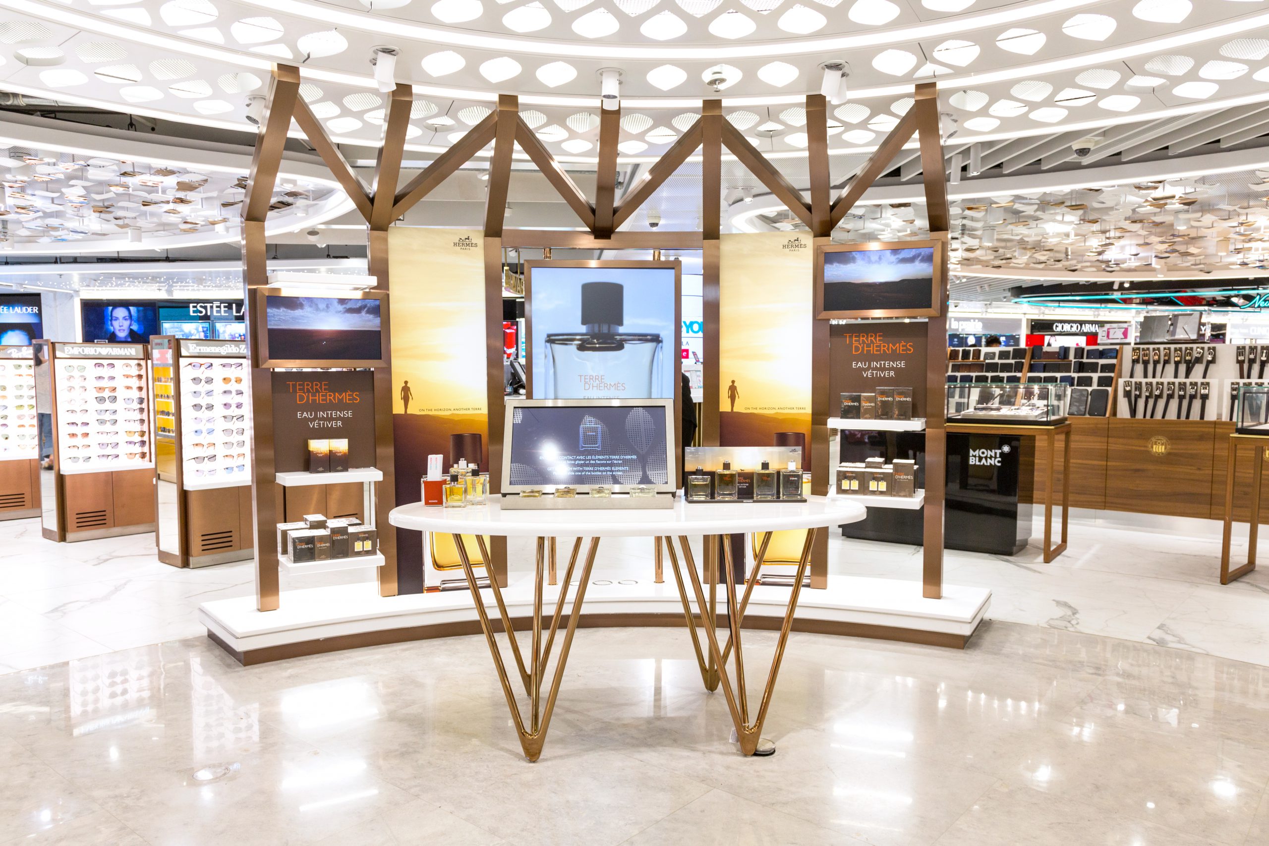 The shilla duty free hermes fragrance pop-up curated zone beauty&you hong kong international airport