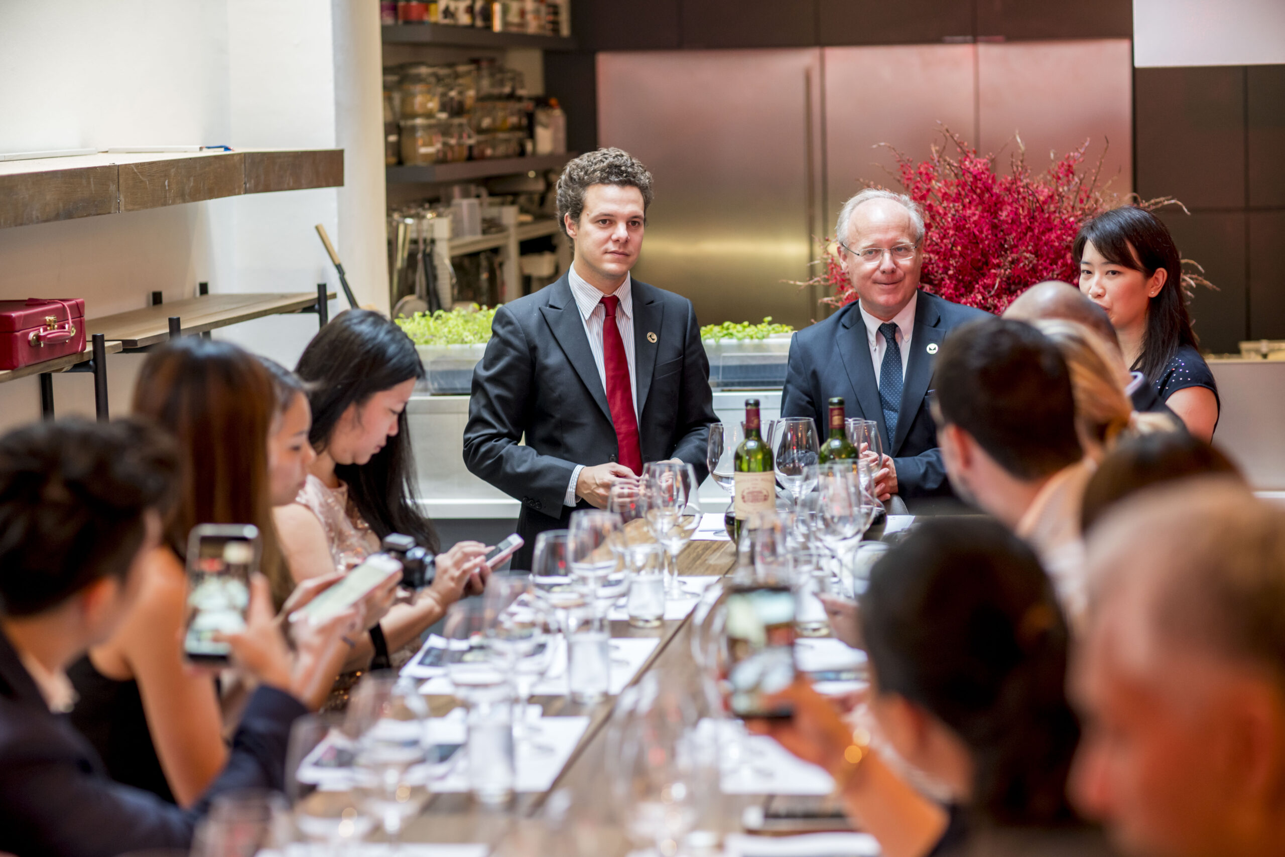 Thibault Pontallier, Asia Brand Ambassador Château Margaux, walked VIP guests through a vertical tasting across decades of Château Margaux's storied history