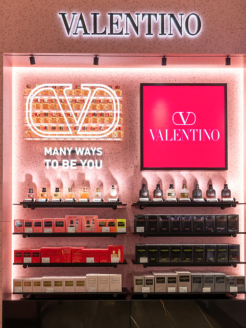 On Location Valentino Beauty opens first permanent European