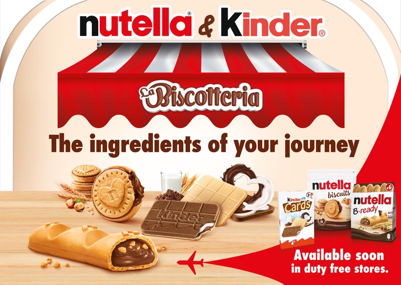 Kinder and on sale nutella