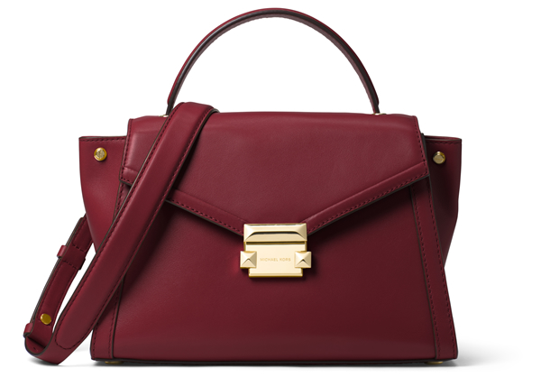 The Whitney Medium Leather Satchel