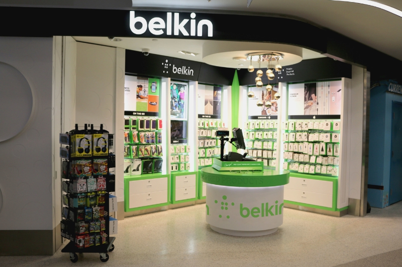 Belkin And Hudson Group Introduce The First-Ever Belkin Retail Store At LAX Airport In Newly Renovated Terminal 6 (PRNewsFoto/Belkin)
