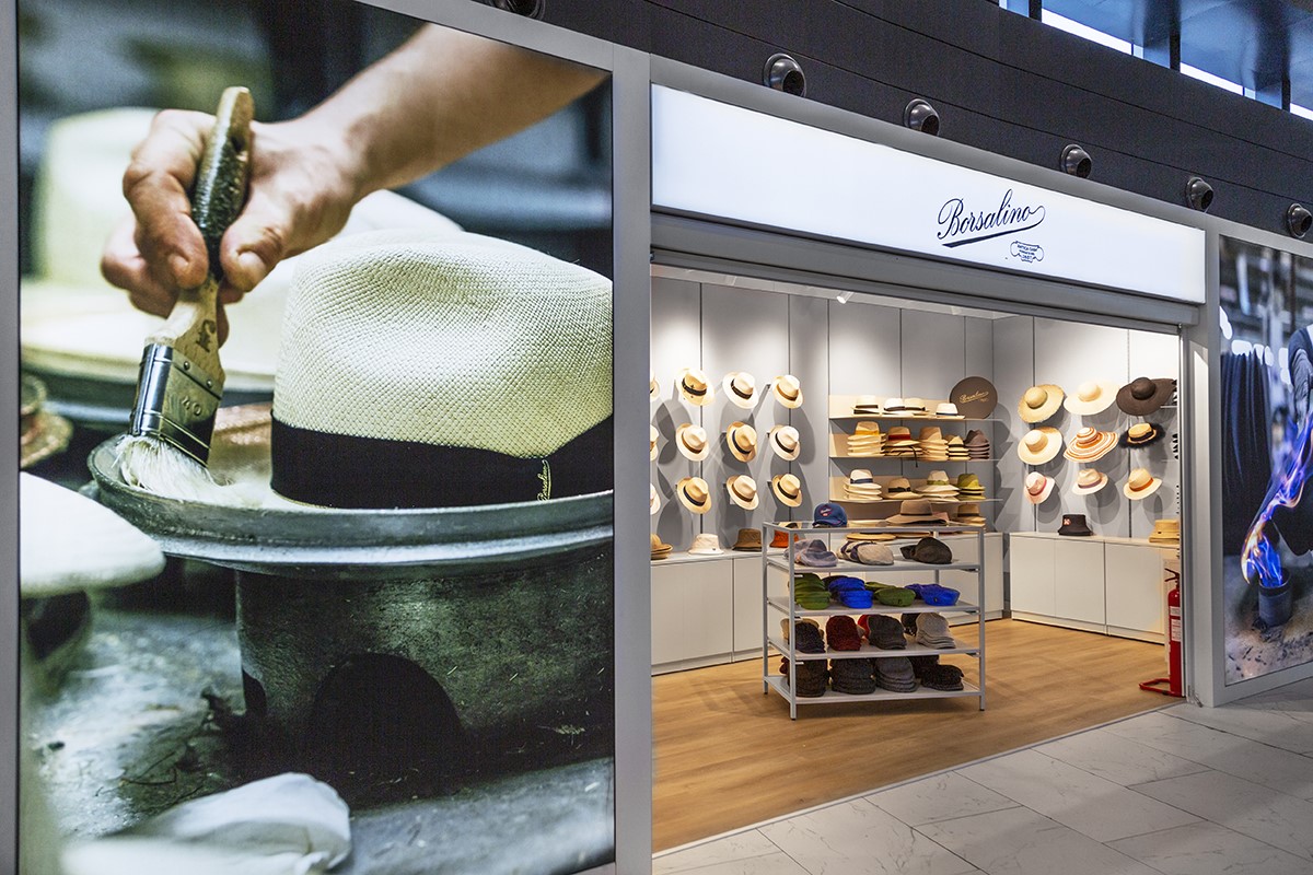 Borsalino steps up monobrand development with Rome Fiumicino