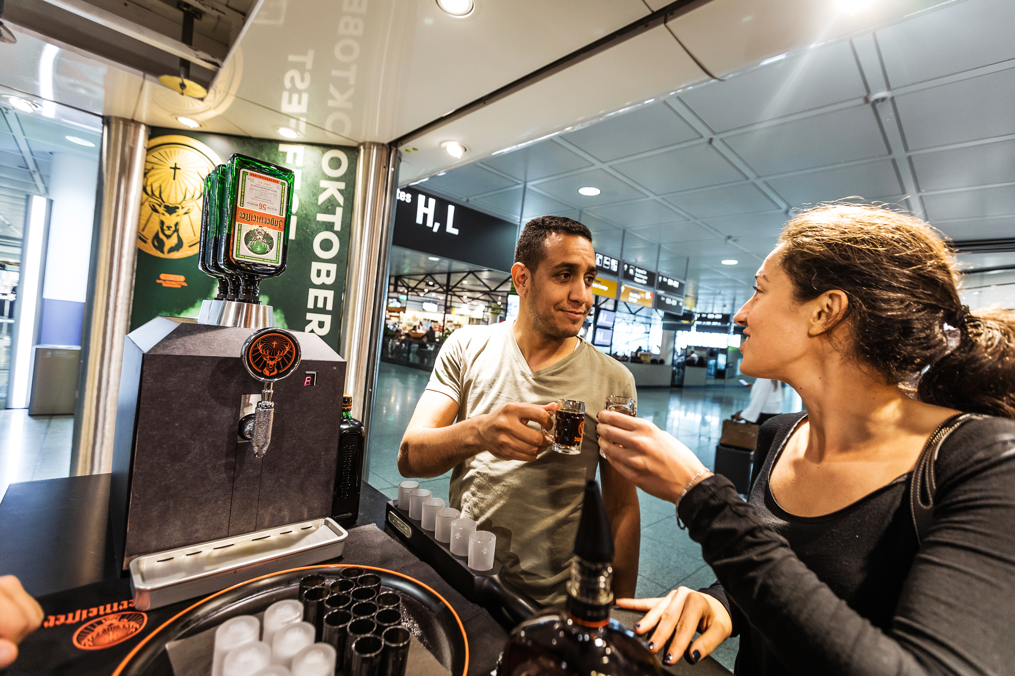 Jaegermeister pop-up store Munich airport Oktoberfest 2018