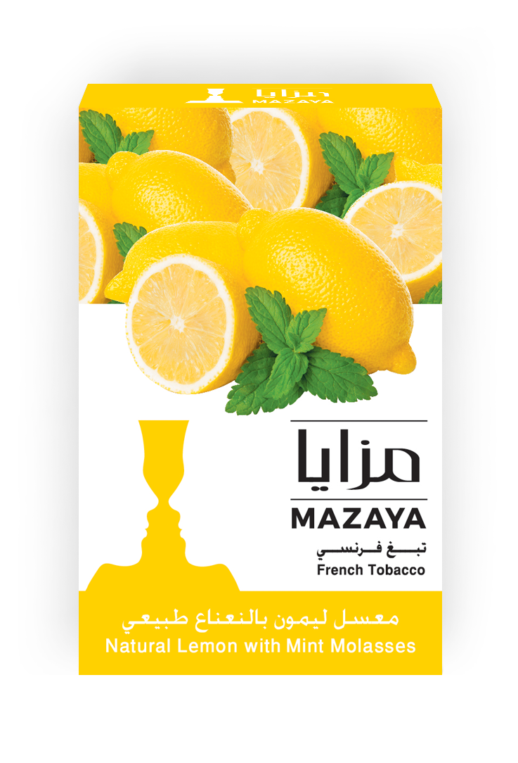 Mazaya hookah (shisha) tobacco lemon mint