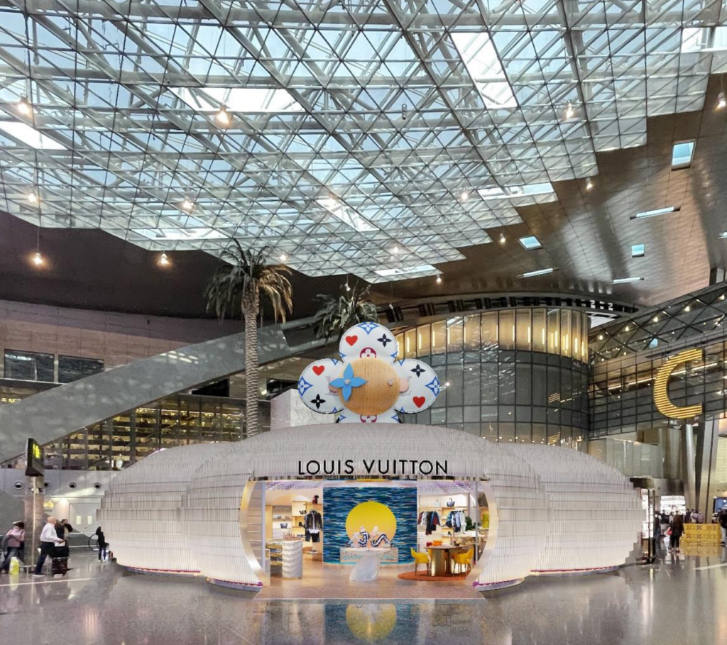 Louis Vuitton makes striking debut with Qatar Duty Free at Hamad ...