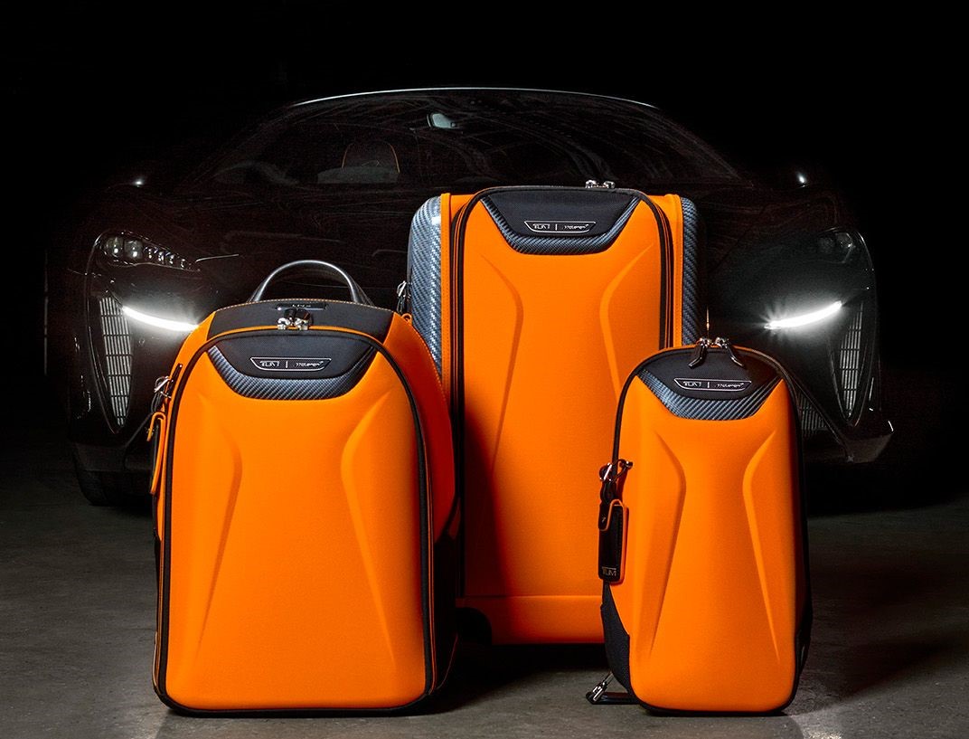 Tumi launches limited-edition McLaren 60th Anniversary Collection : Moodie  Davitt Report