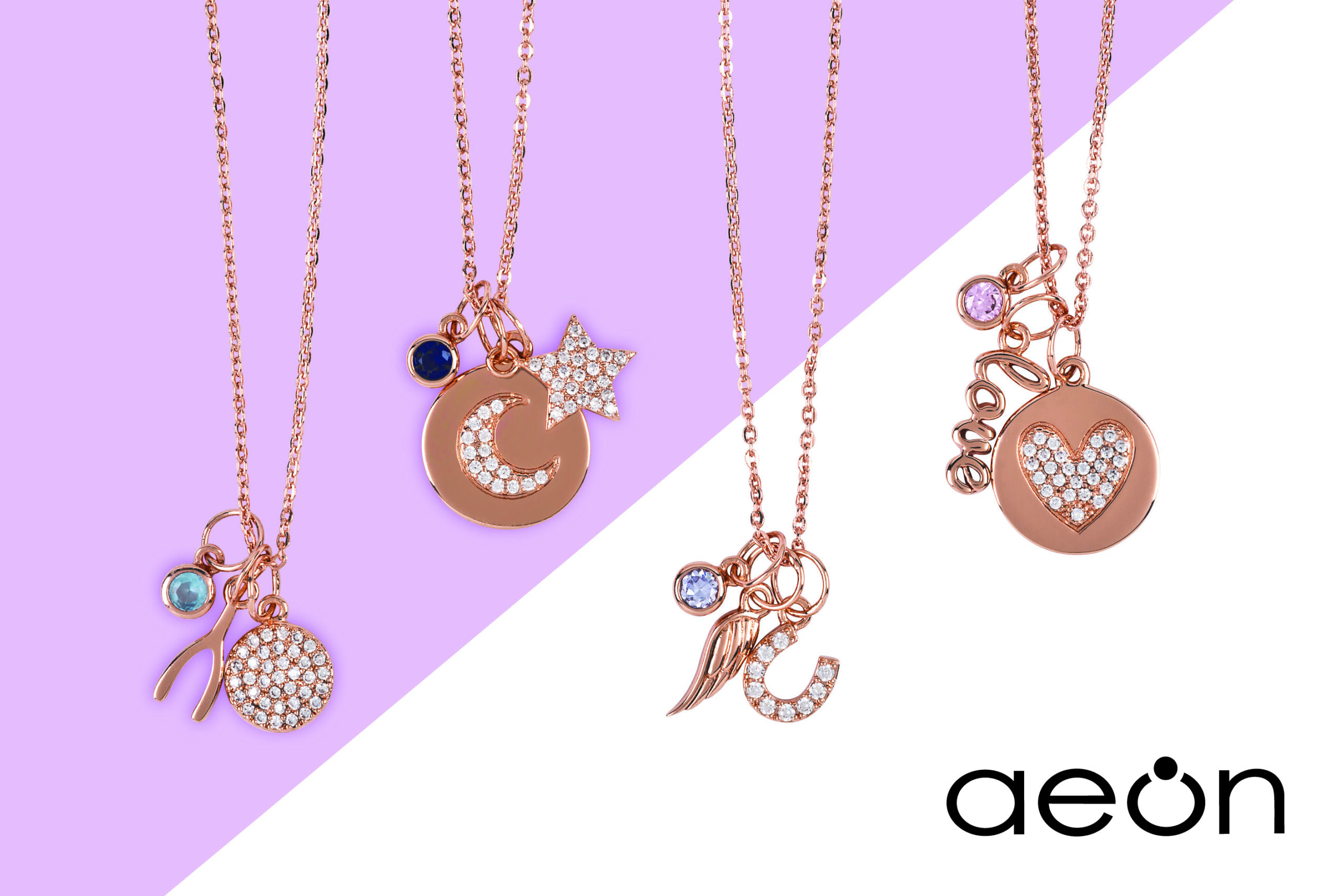 AEON charm necklaces