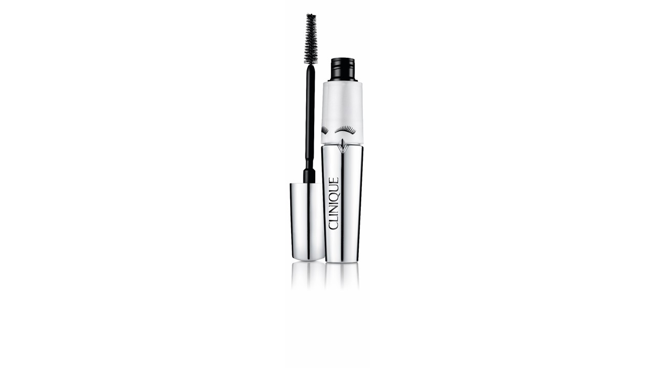 Flutter those lashes: mascara can be worn feathery or full with one click of the dial