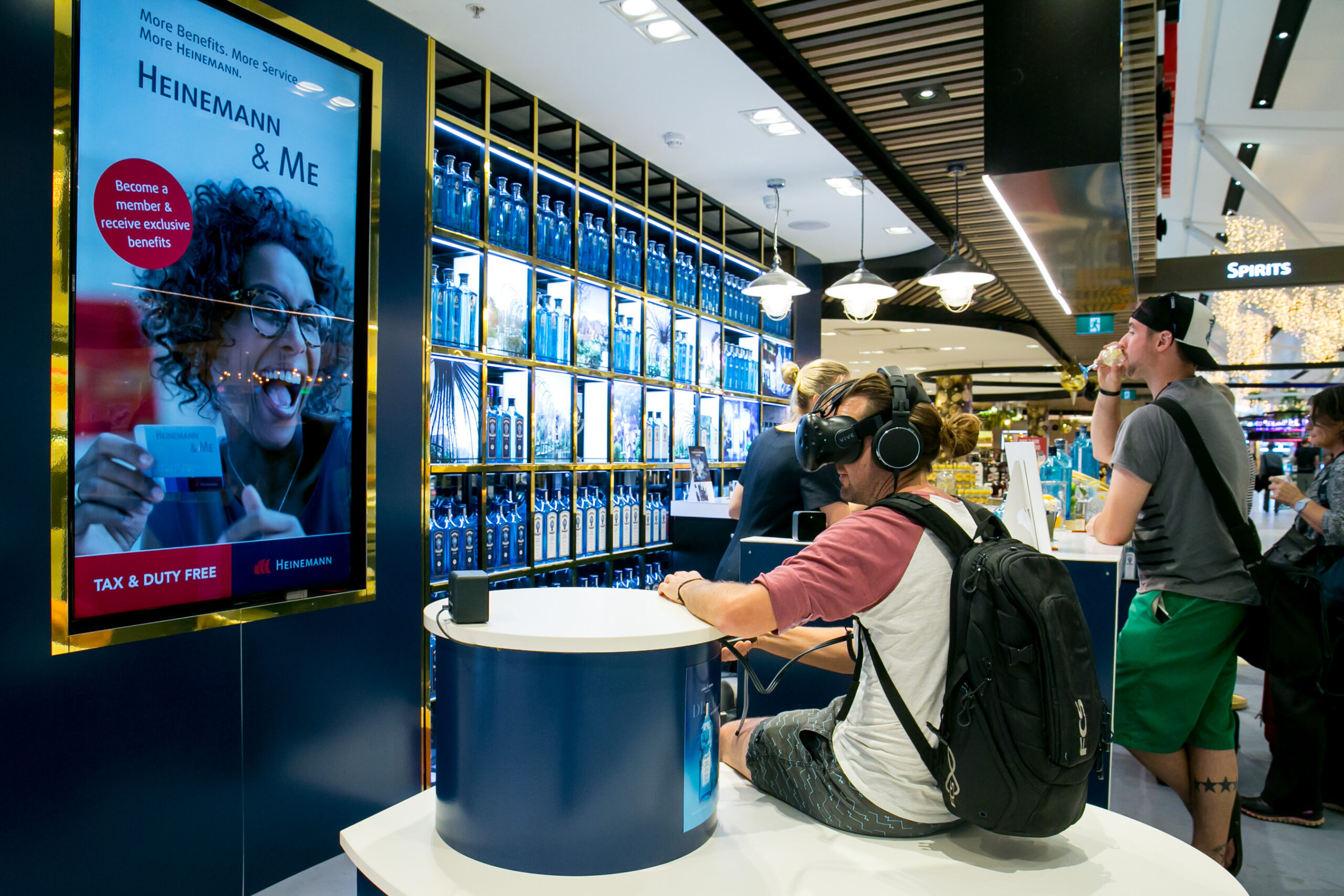 BACARDI LION: Bombay Bar in Heinemann - Sydney International Airport, Australia. Photo: Narelle Spangher