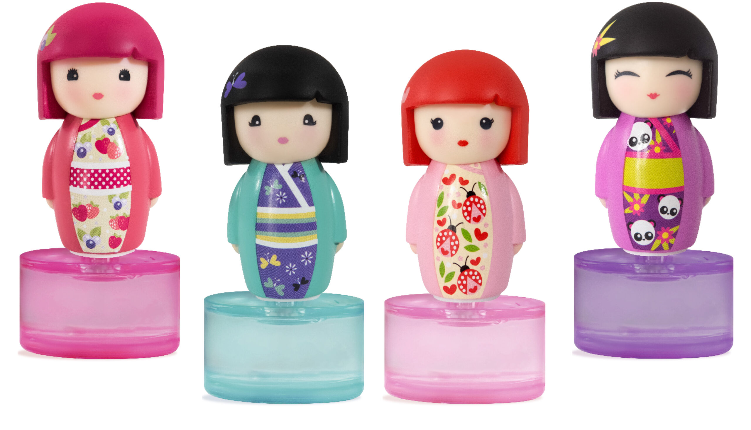 Kimmi Fragrance miniatures come complete with a lacquered figurine keepsake