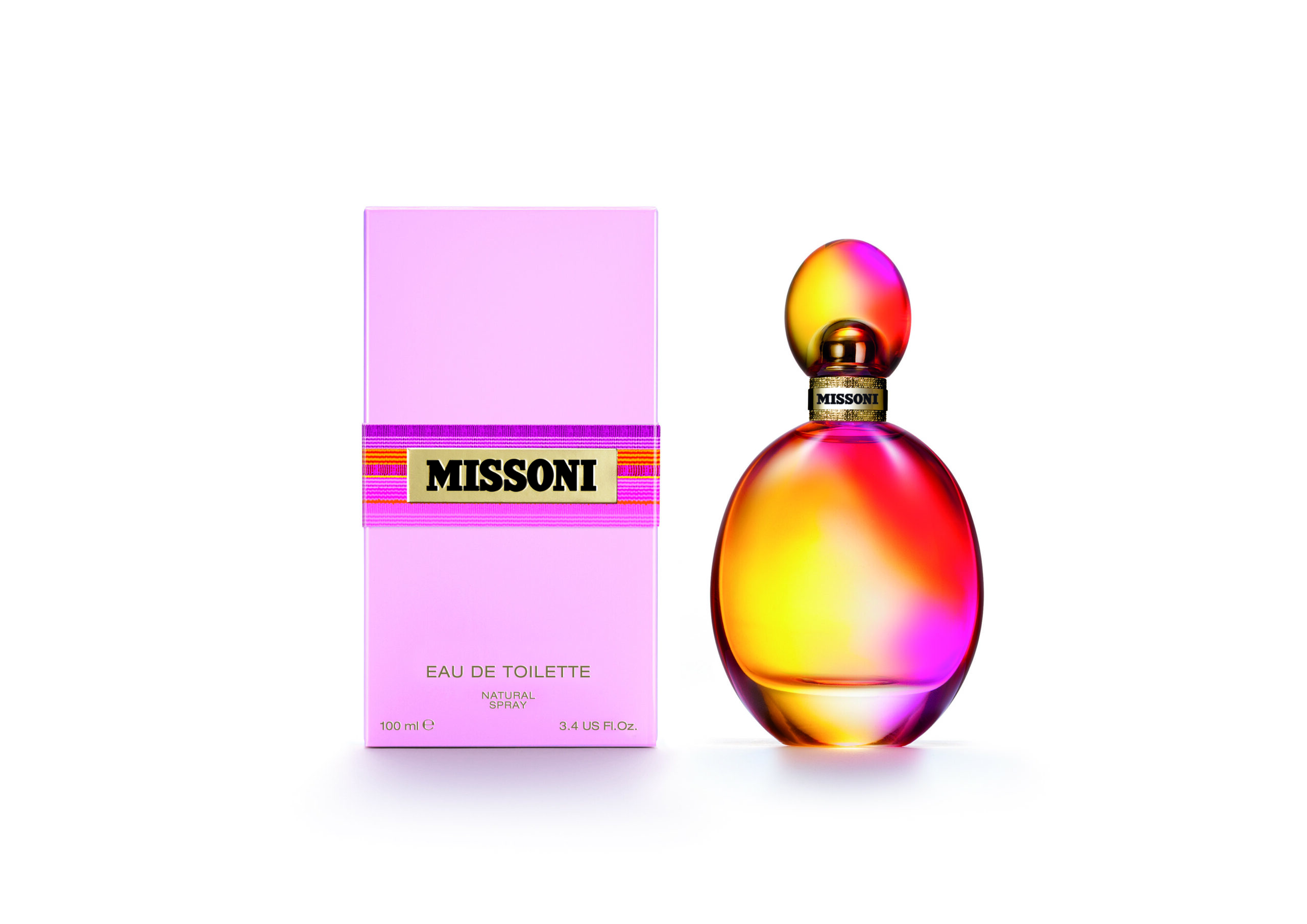 The Missoni Eau de Toilette range also includes Perfumed Body Lotion; Perfumed Bath & Shower Gel; Perfumed Deodorant