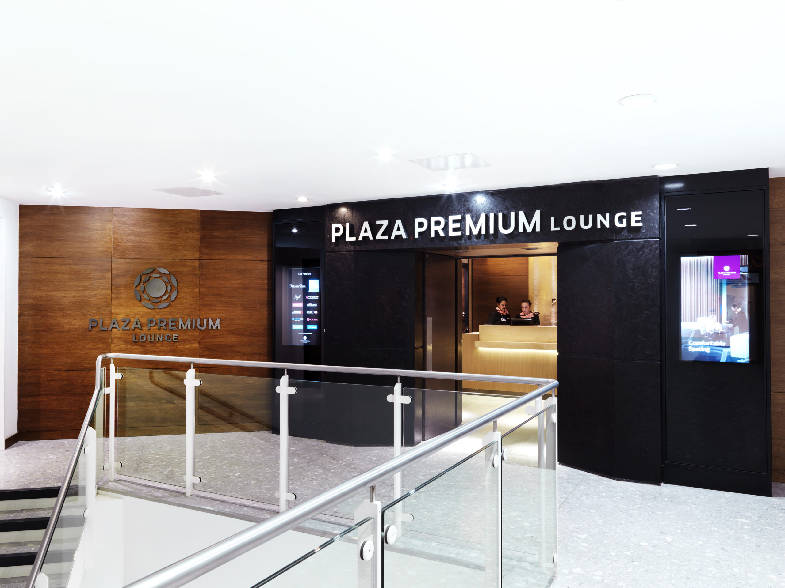 Plaza Premium Lounge - LHR T4- Front Door