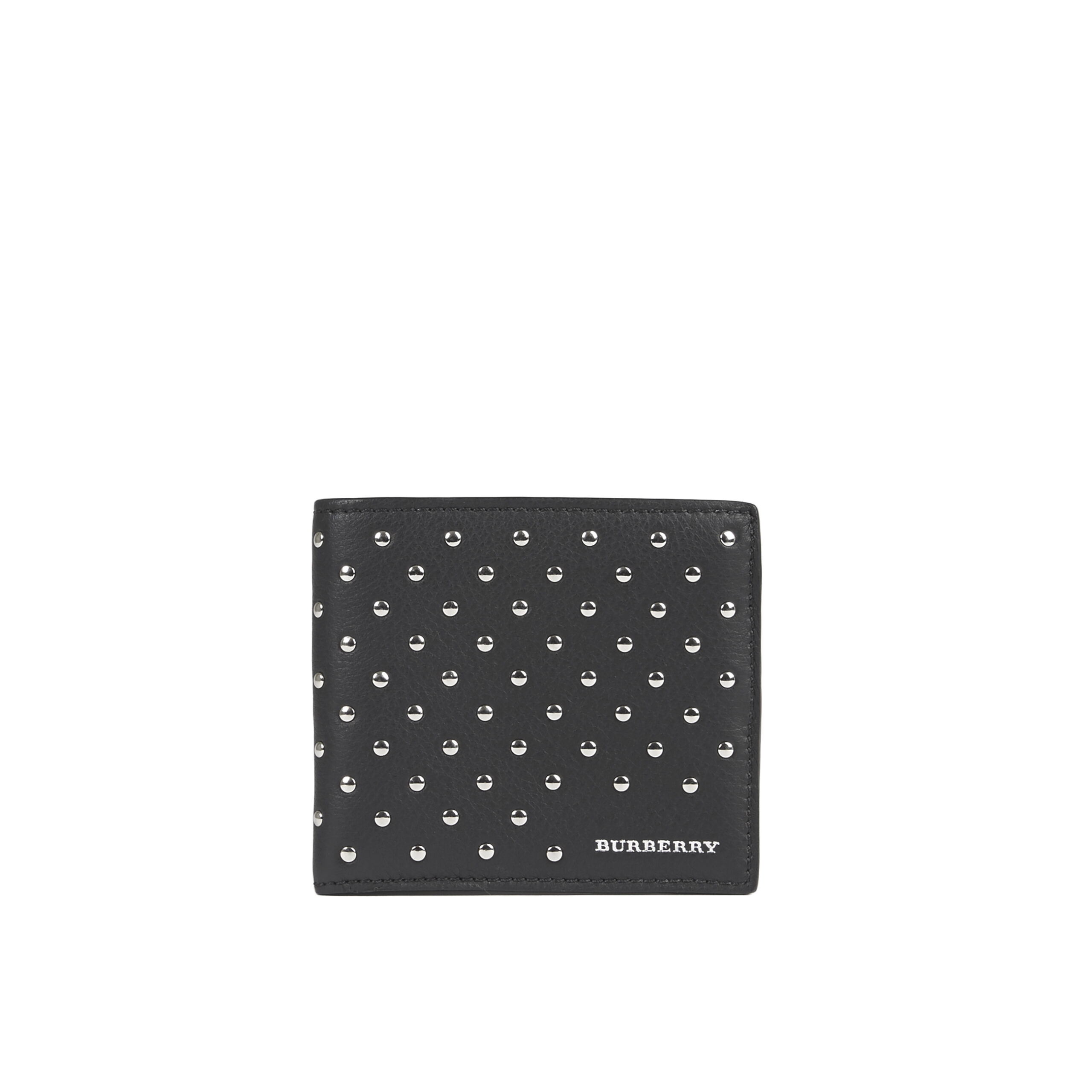 the-reg-billfold-wallet-in-black-with-silver-studs