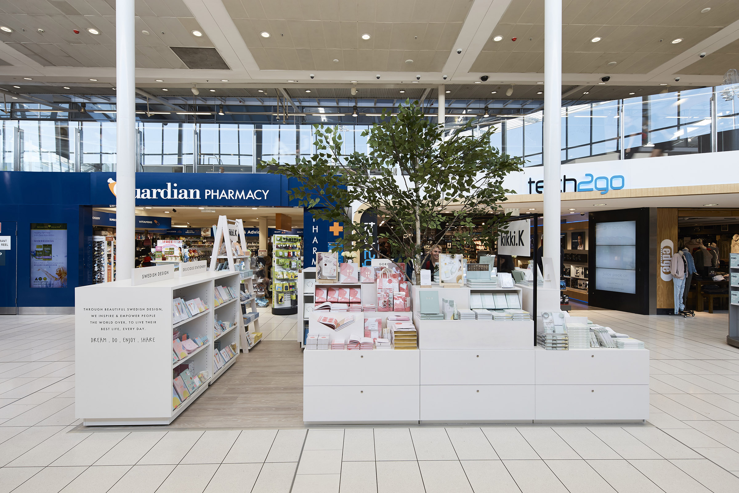 kikki.K pop-up at Sydney Airport T2 Domestic terminal image1