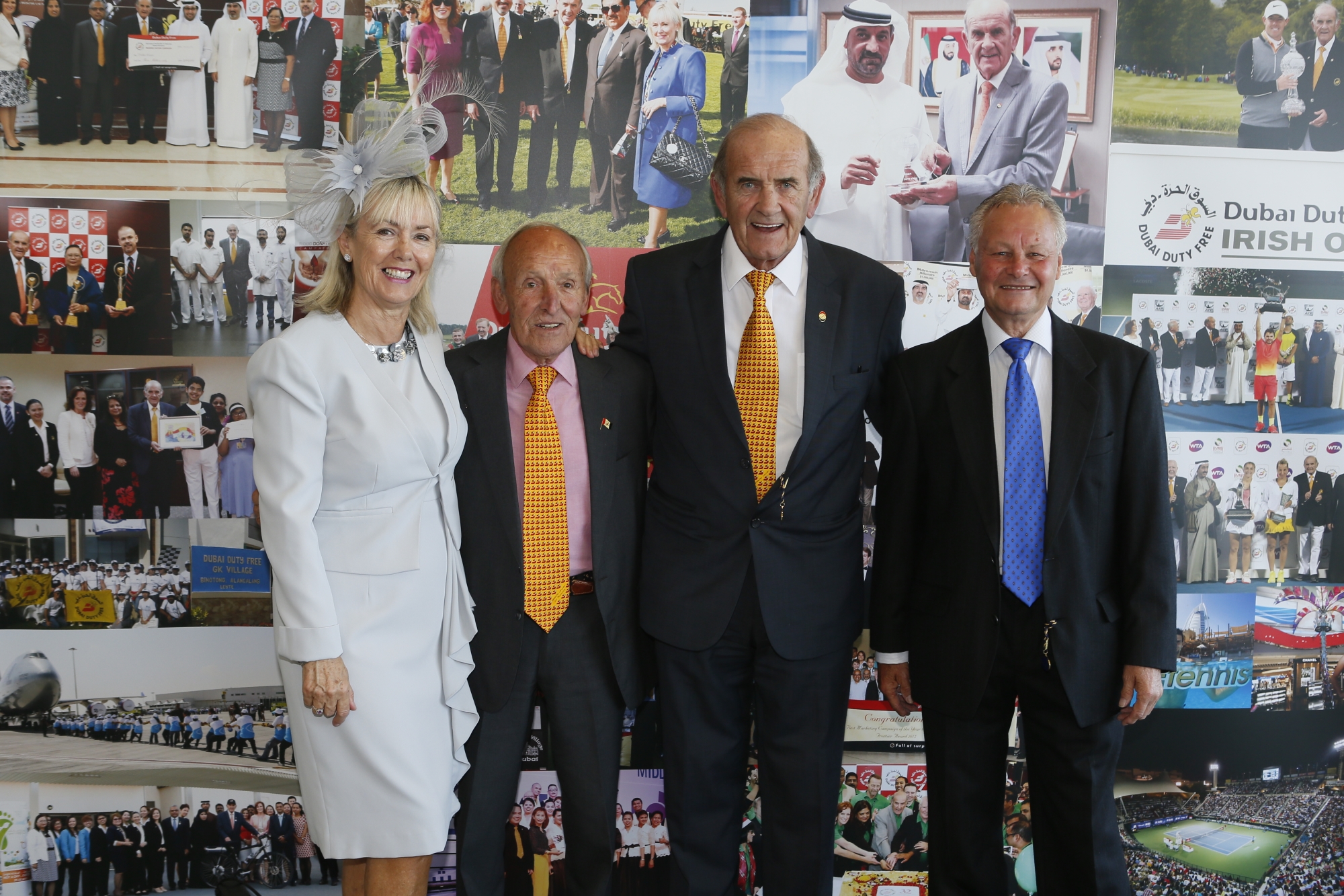 Breeda and Colm McLoughlin with Joe Mercer and Trevor Rogers