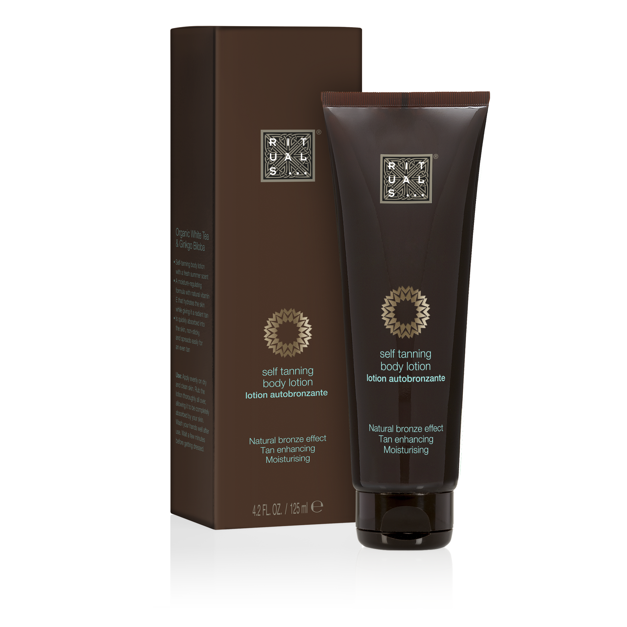 Self tanning lotion box