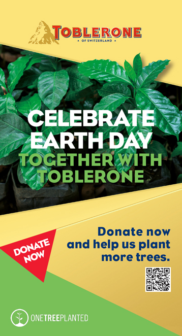 Image for Mondelez Earth Day Skyscraper Makeover April 2022