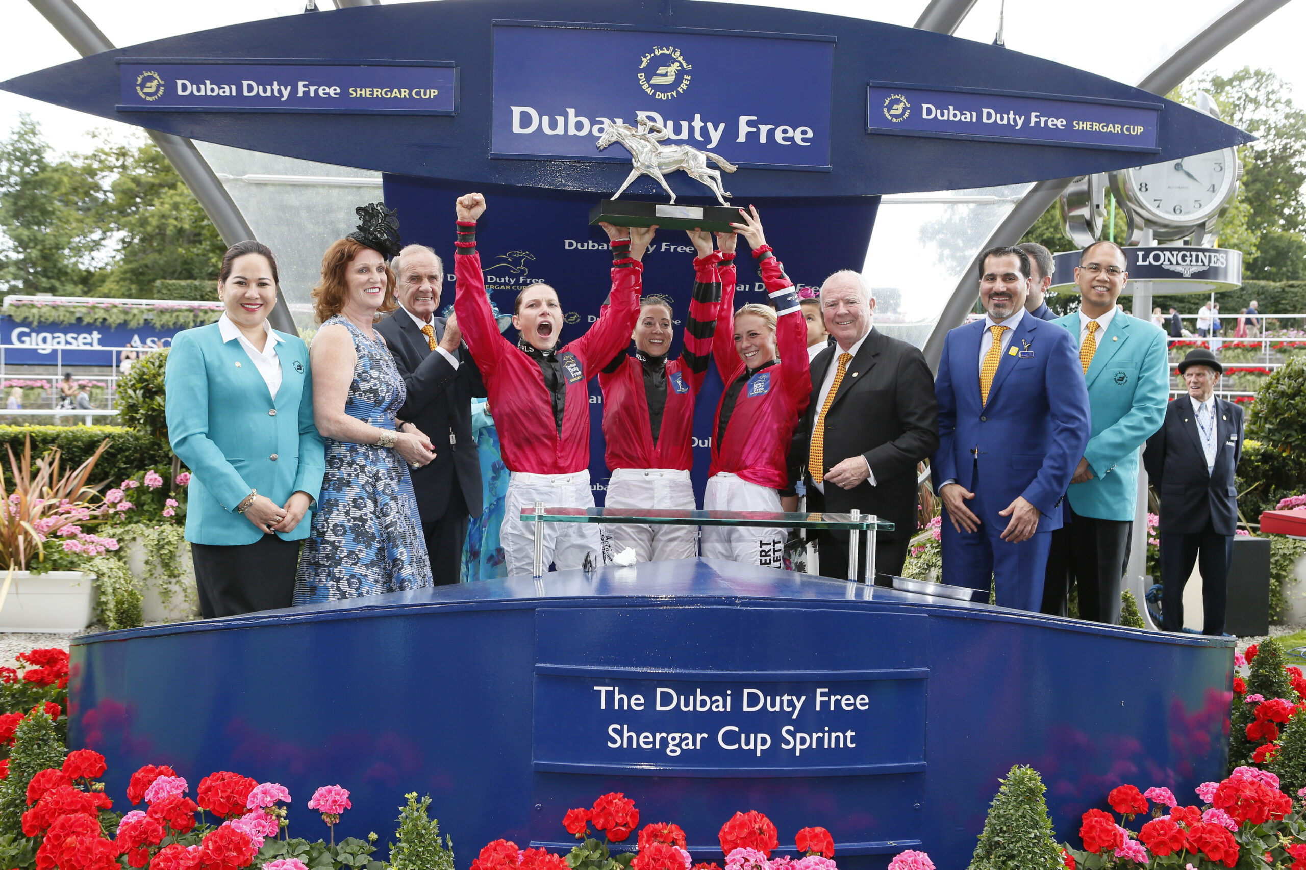 The Girls' team defends the Shergar Cup title from 2015, as Dubai Duty Free supports the prestigious event once more at Ascot 