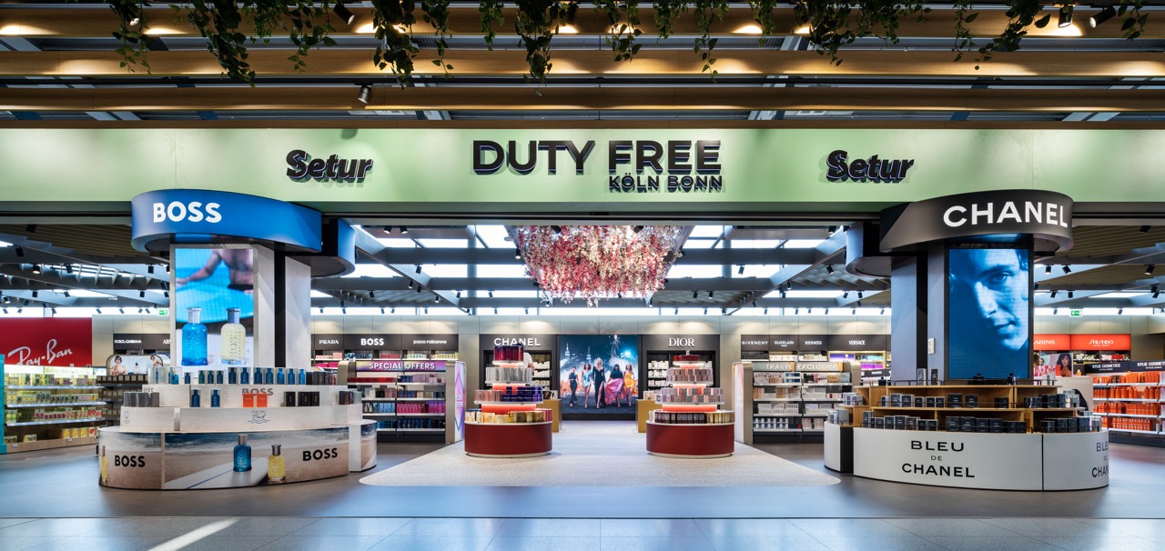 The designer's view: Umdasch hails Setur Duty Free's new Cologne/Bonn  Airport concept store : Moodie Davitt Report