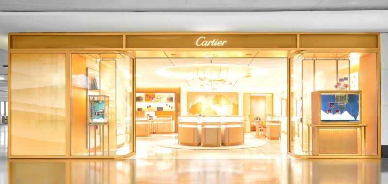 Savoir faire creativity and luxury Cartier makes German airport