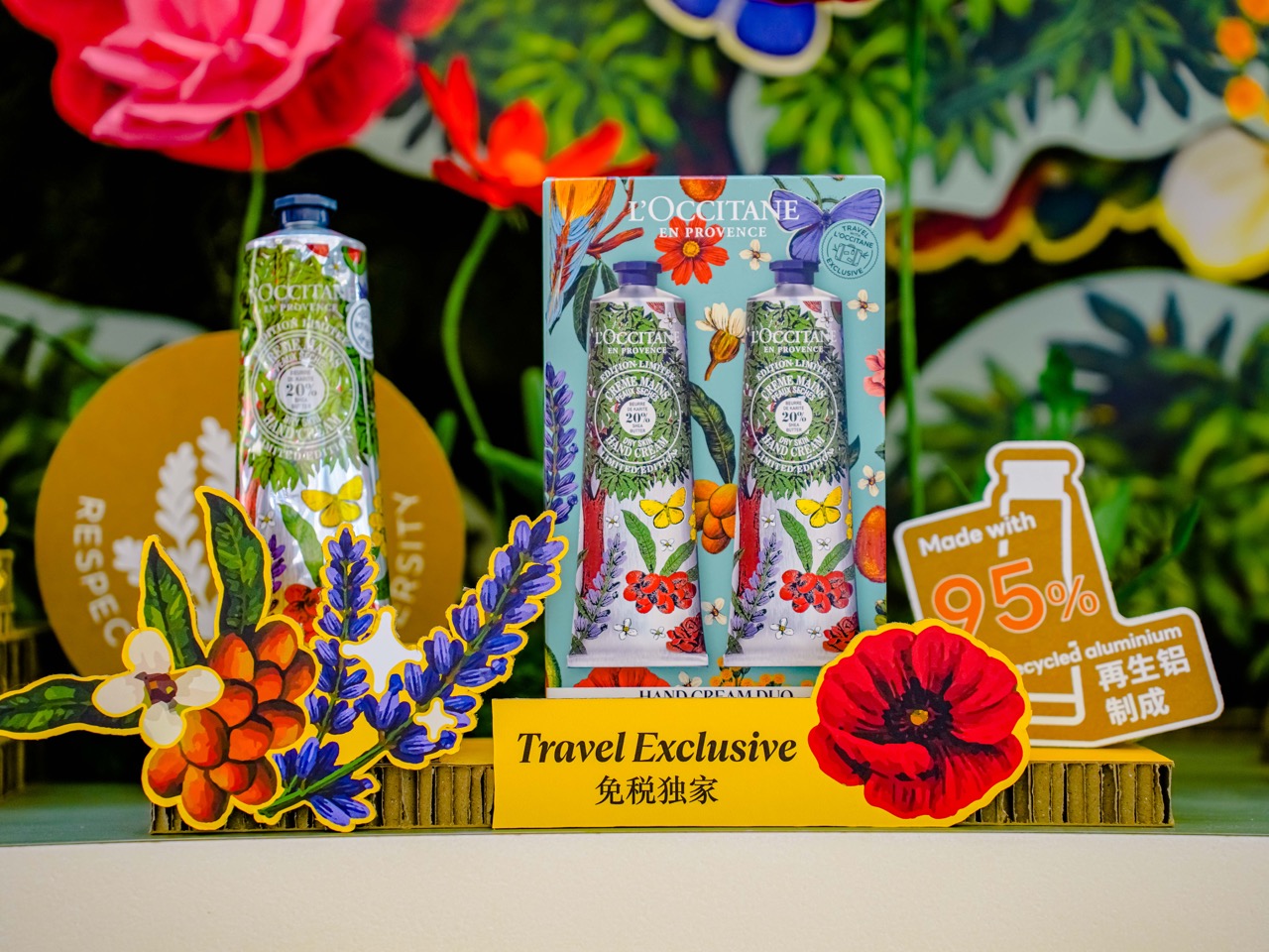 L'OCCITANE　リップケア　まとめ売り L'OCCITANE Travel Retail and CDFG bring 'Gift of Nature' campaign