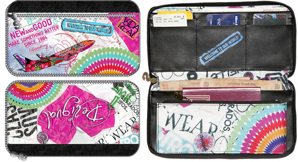 Fashion desigual passport wallet