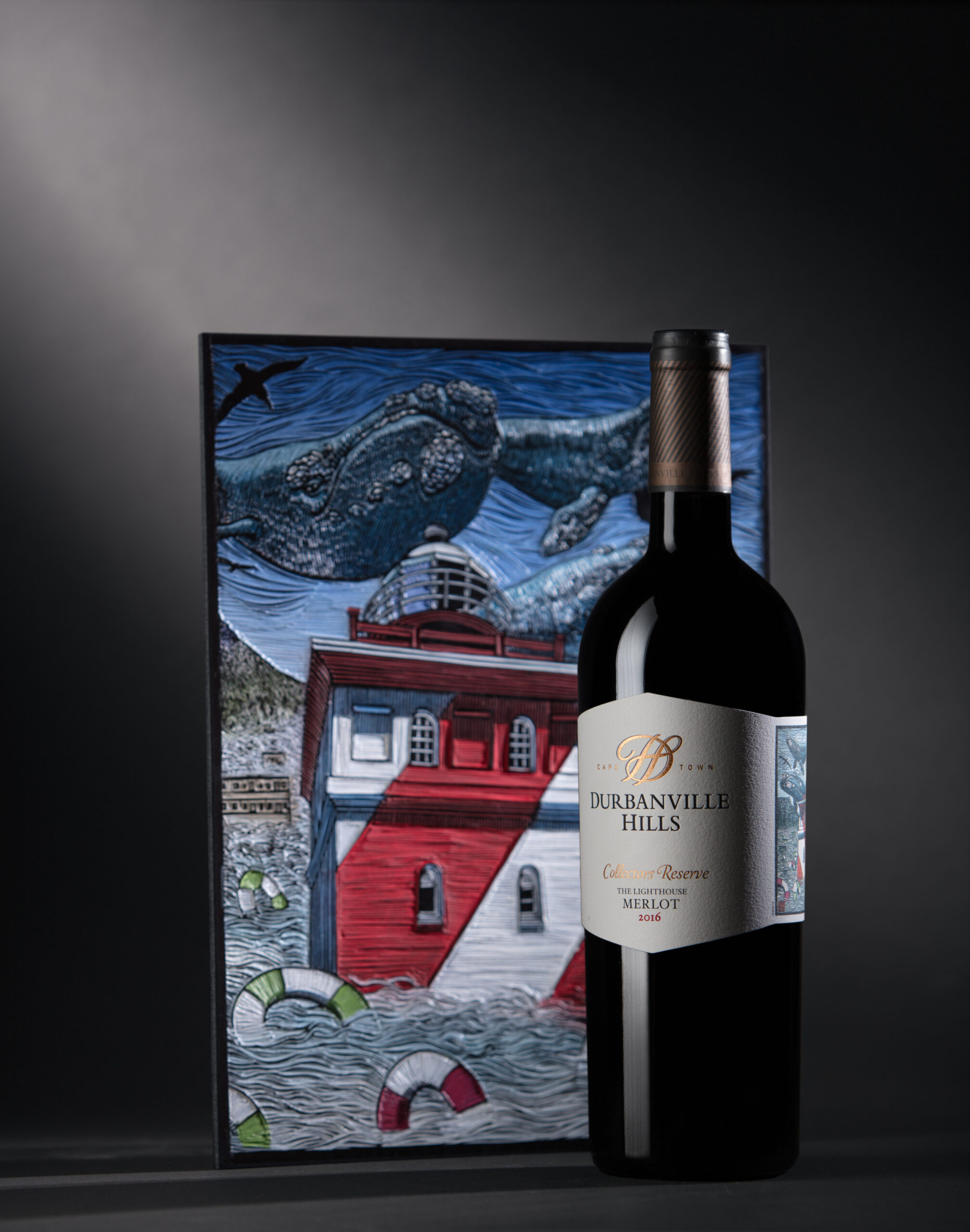 Durbanville Hills special edition sauvignon blanc featuring artwork by South African artist Theo Vorster