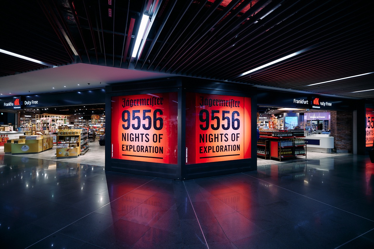 Mast-Jägermeister releases 9556 Nights of Exploration limited edition  alongside bold airport multimedia campaign : Moodie Davitt Report