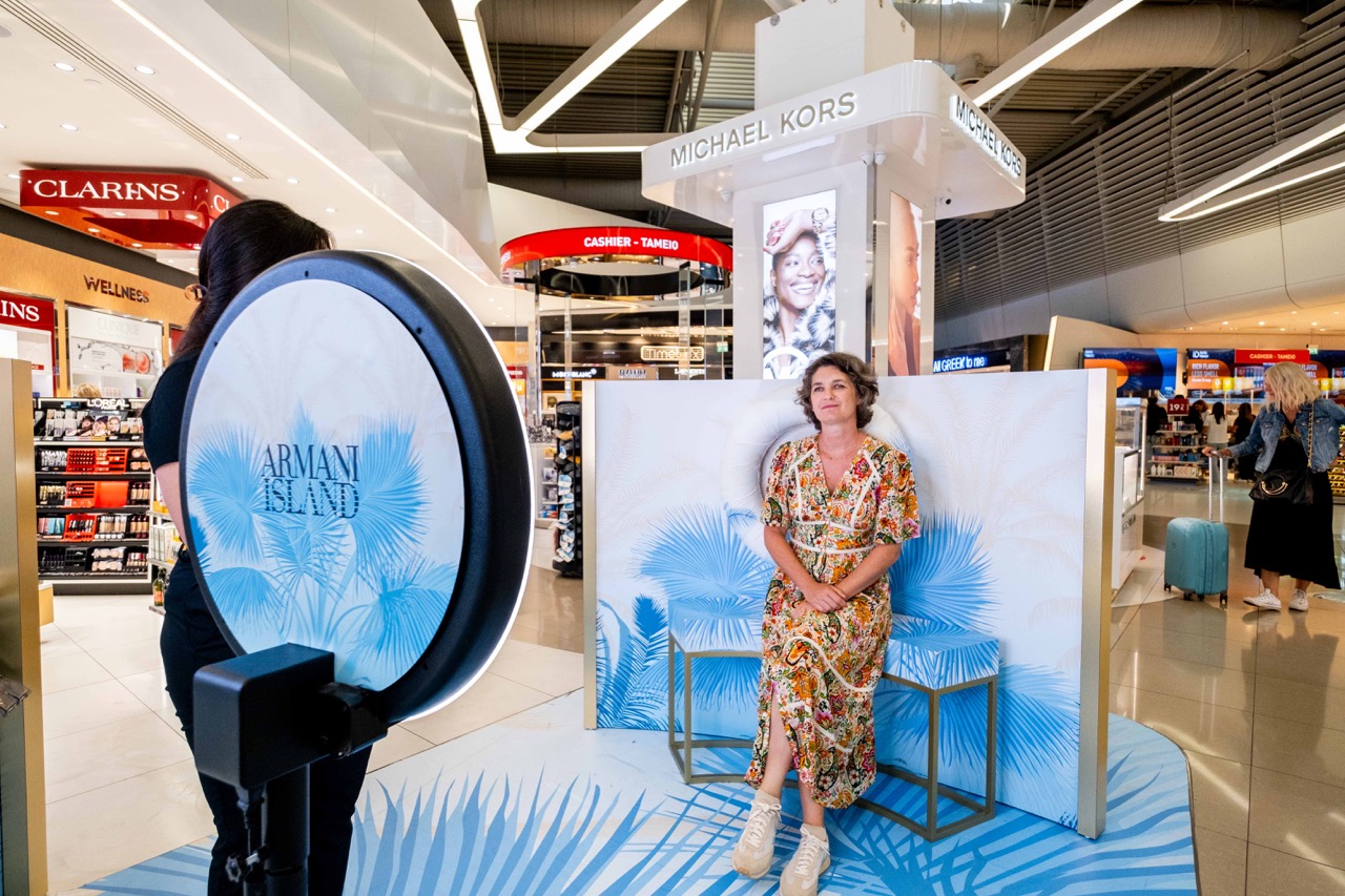 Armani Island activation lands at Athens Airport with Dufry