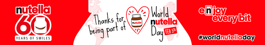 Image for POST World Nutella Day 2024 Top Banner