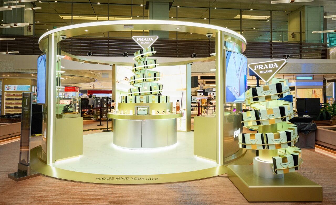 The Prada Holiday Gift Factory lands in Changi Airport with The