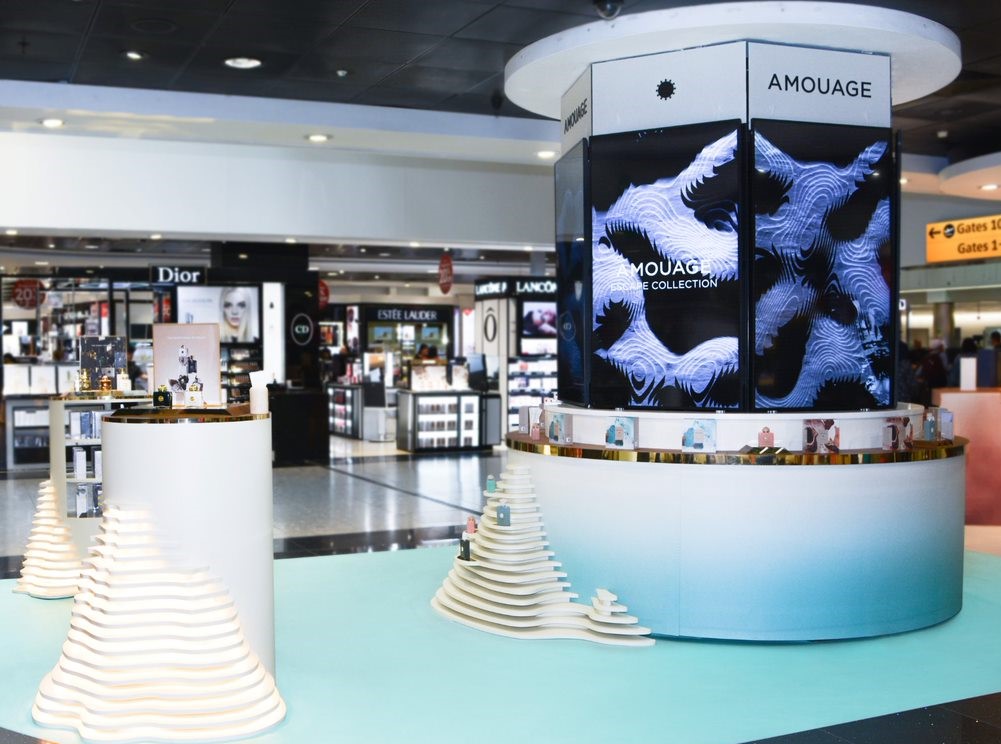 Amouage partners with World Duty Free in stand out London Heathrow