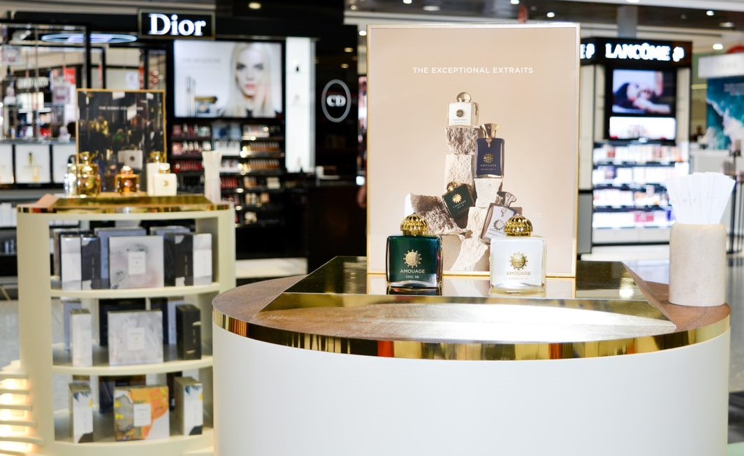 Amouage partners with World Duty Free in stand out London Heathrow