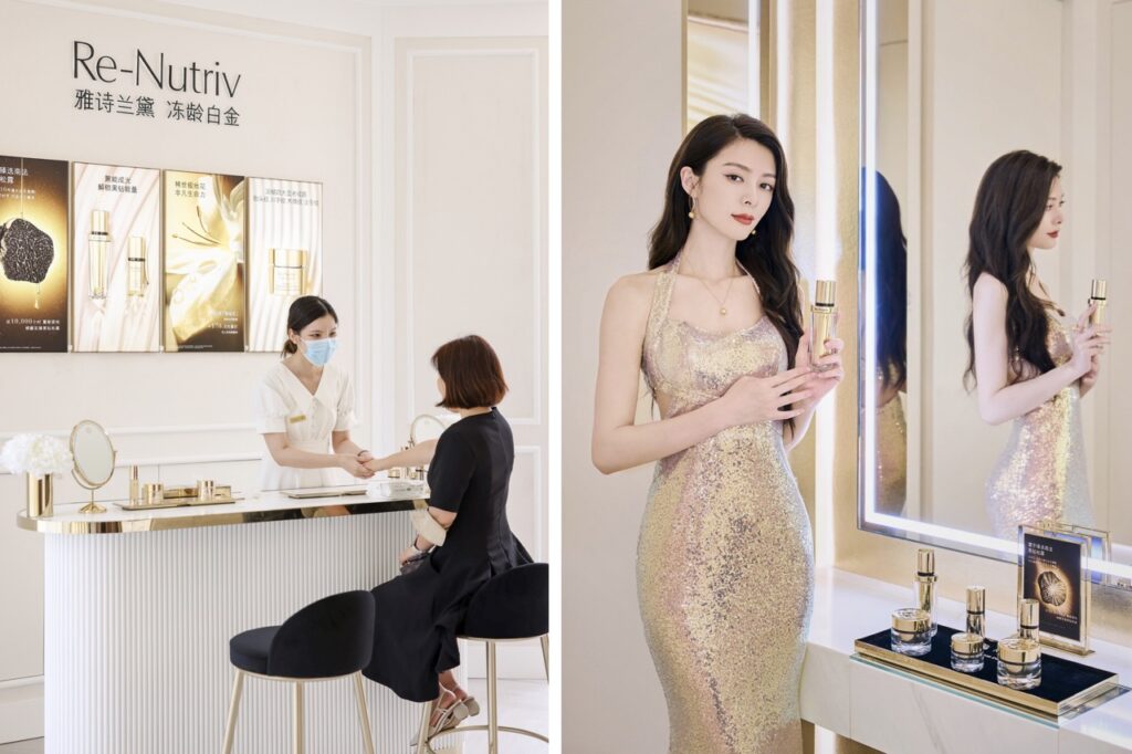 Estée Lauder celebrates Re-Nutriv skincare line with dual Haikou ...